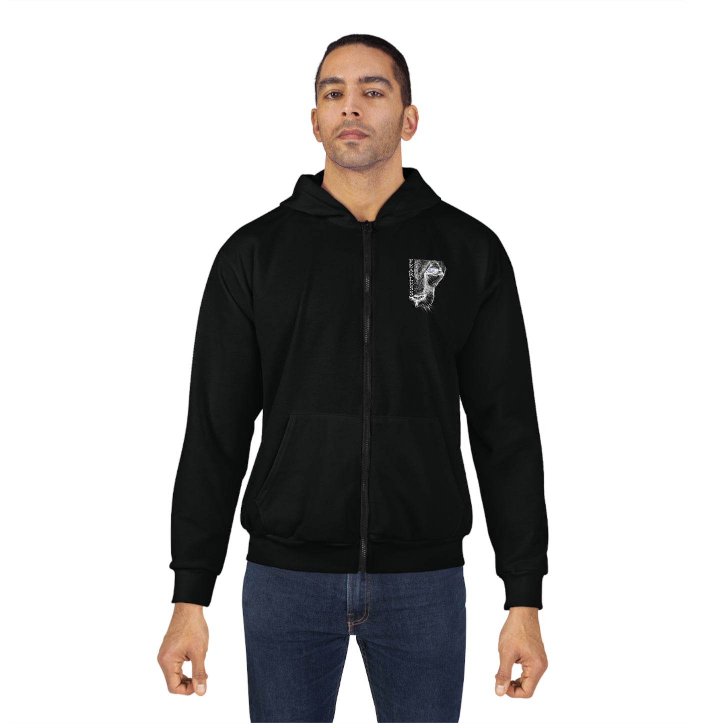 Unisex Fearless Zip Hoodie