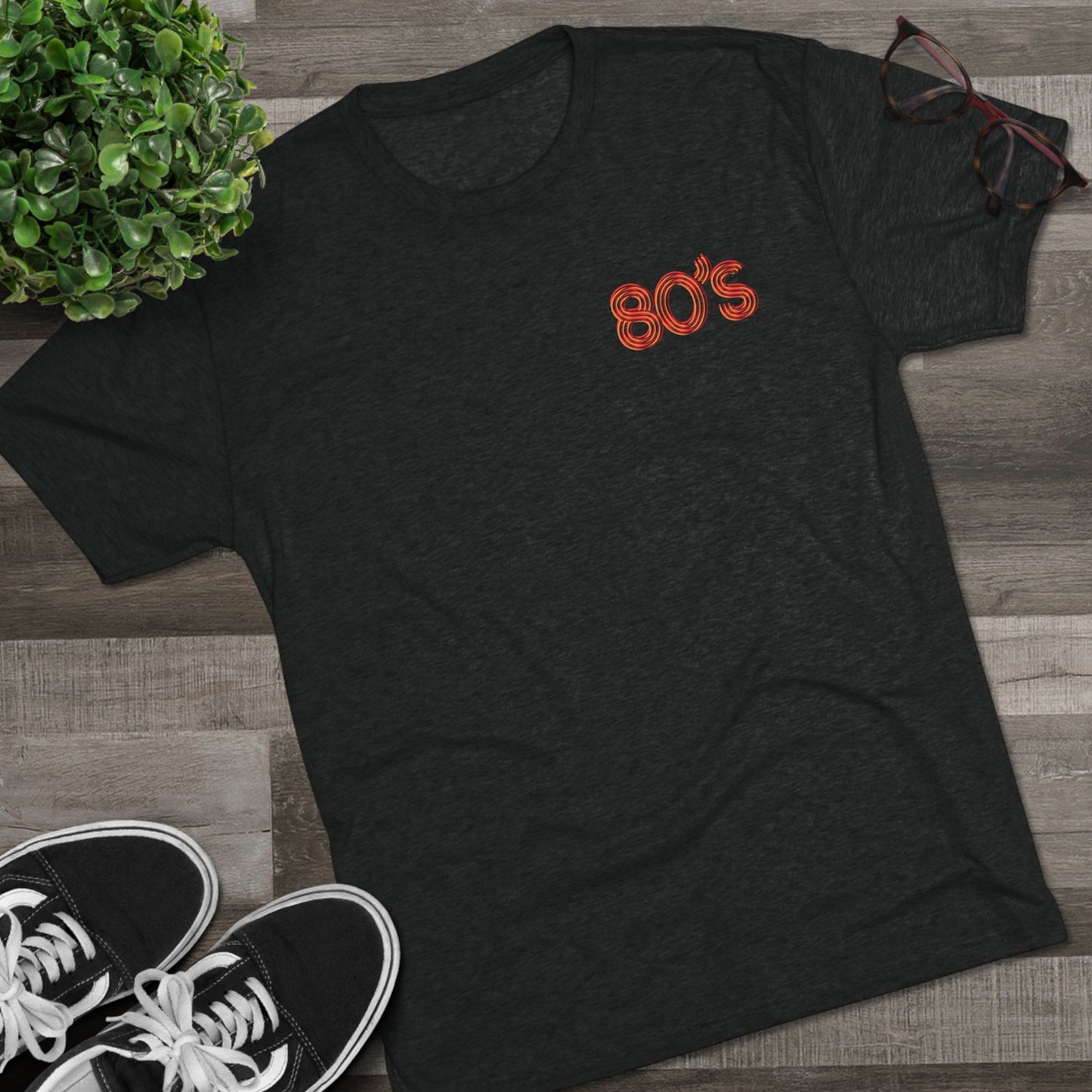 80's Unisex Tri-Blend Crew Tee