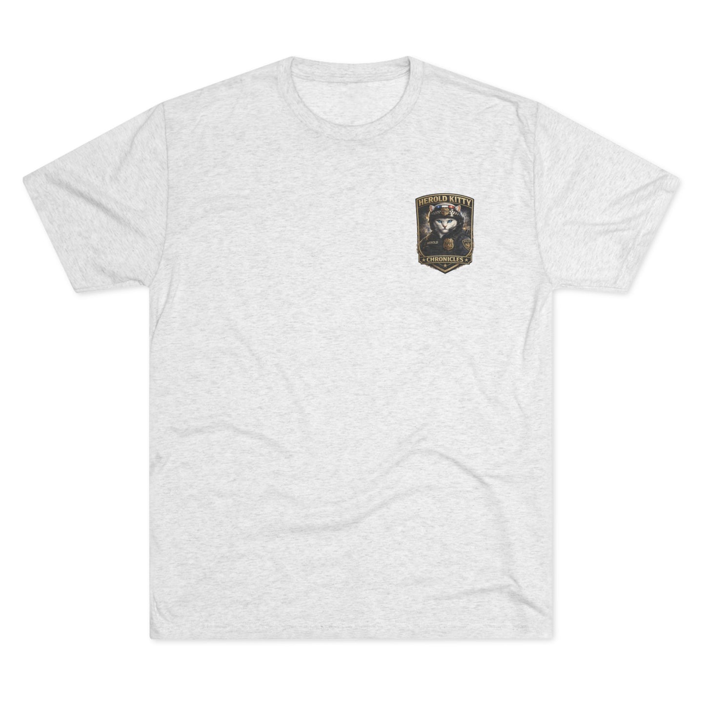 Well Sheeyit Harold Kitty - Tri-Blend Crew Tee
