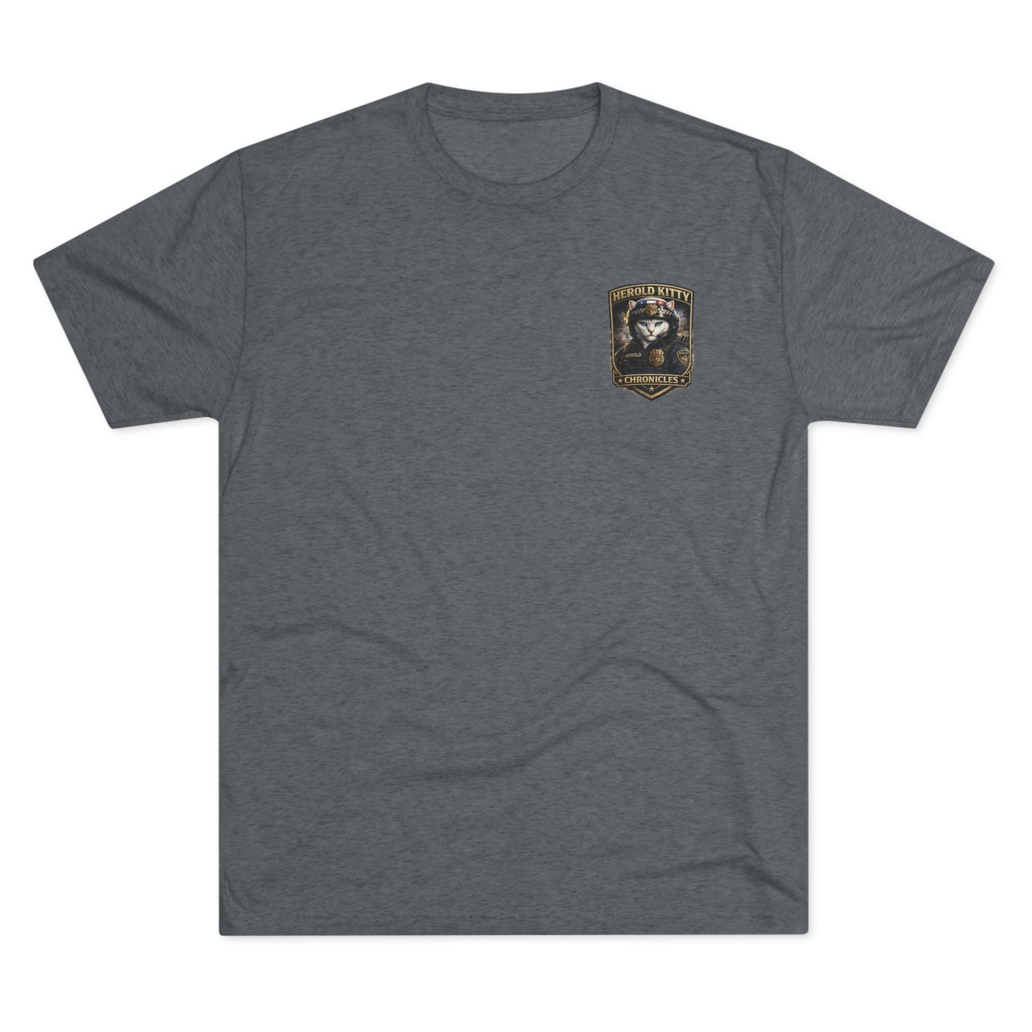 Well Sheeyit Harold Kitty - Tri-Blend Crew Tee