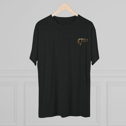 47th Boss Gold Tri-Blend Crew Tee