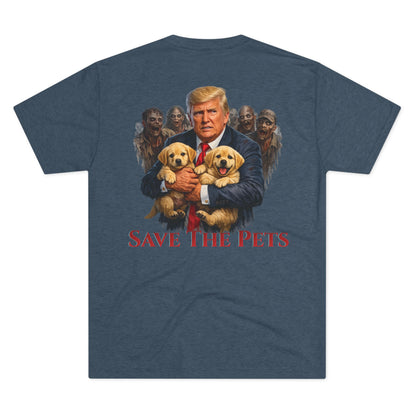 Save The Pets Comic 1 Tri-Blend Crew Tee