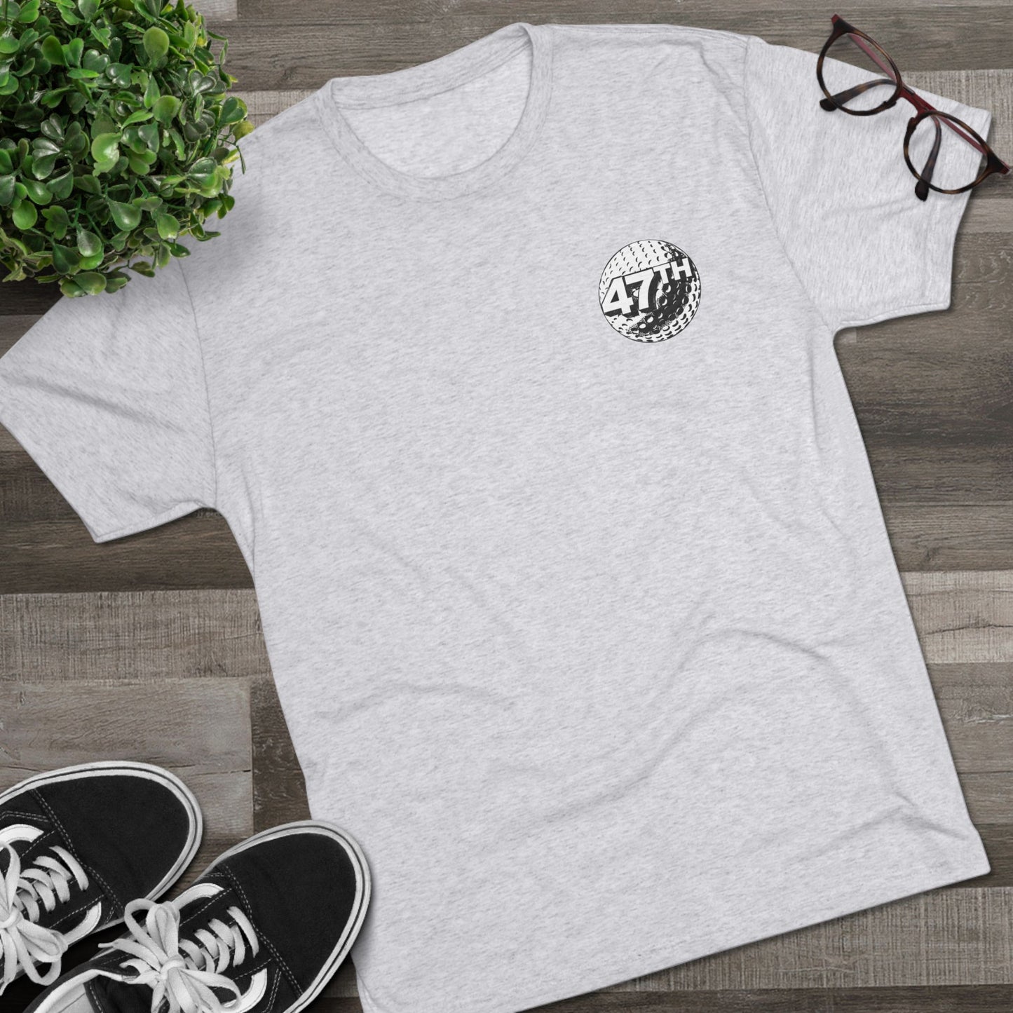 47th Golf - Tri-Blend Crew Tee