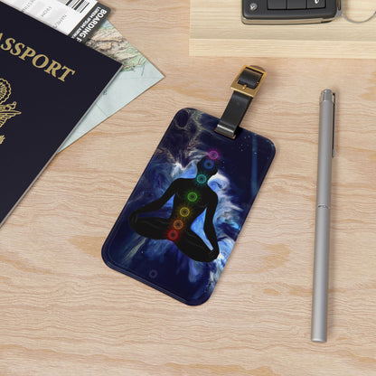 Chakra Meditation Luggage Tag