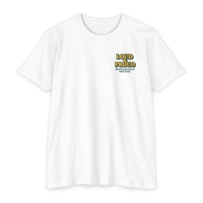 Loud & Proud Unisex Jersey T-Shirt - Vintage Nostalgia
