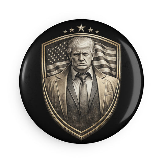 47th Boss Vintage Button Magnet