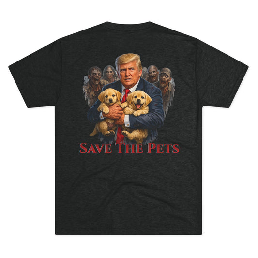 Save The Pets Comic 1 Tri-Blend Crew Tee