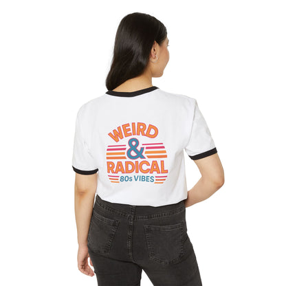 Retro 80s Unisex Ringer T-Shirt | Weird & Radical Graphic Tee