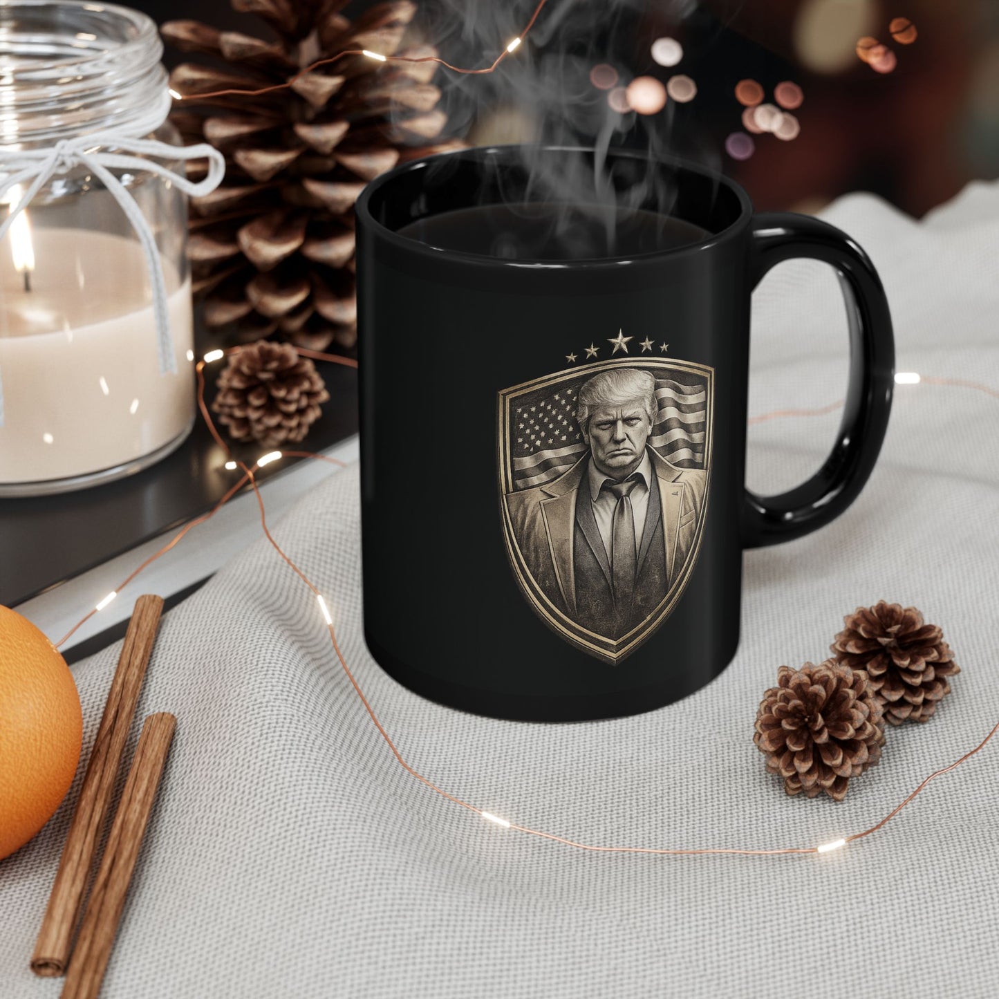 47th Boss Vintage Black Mug