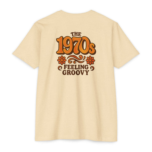 Retro 1970s Feeling Groovy Unisex Vintage T-Shirt