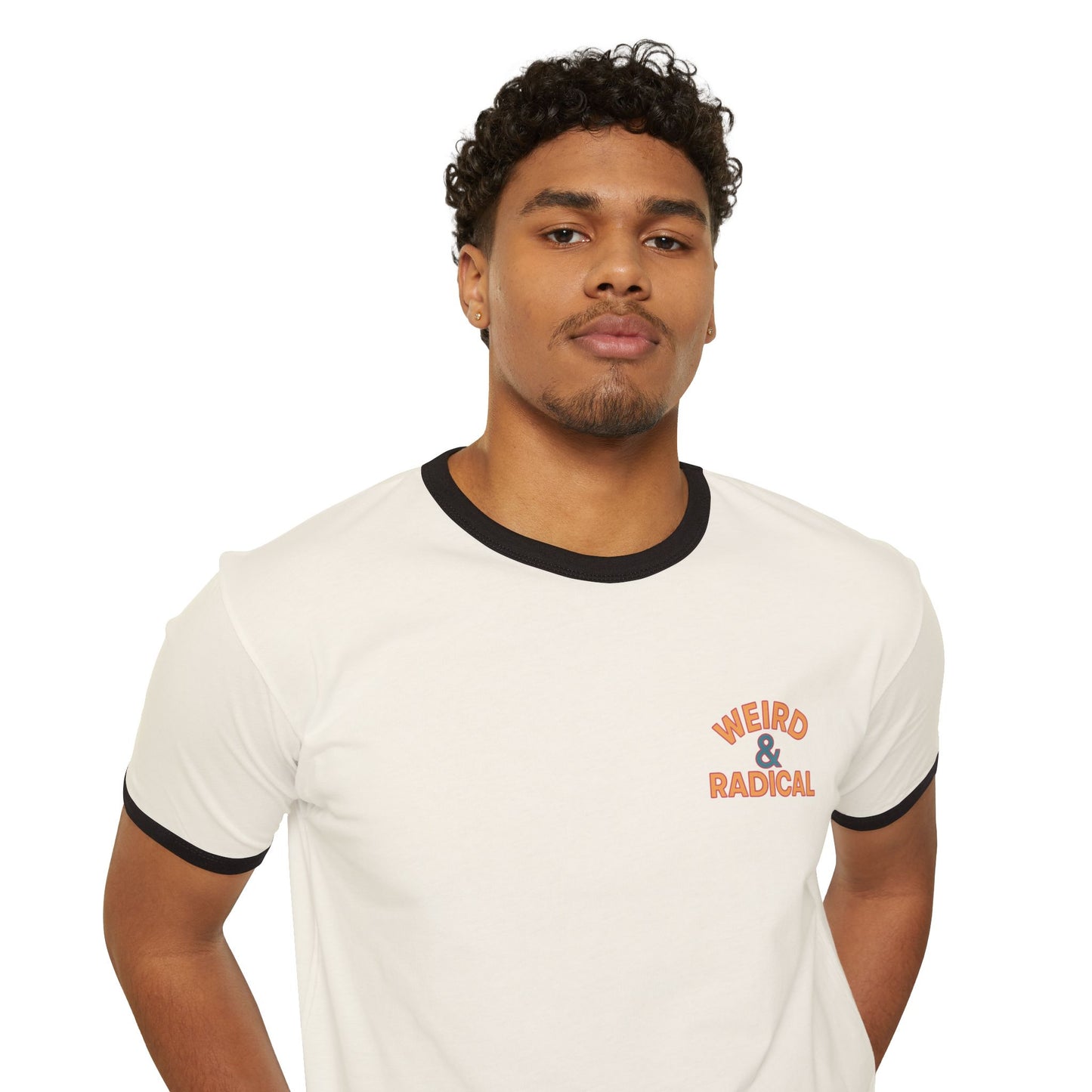Retro 80s Unisex Ringer T-Shirt | Weird & Radical Graphic Tee