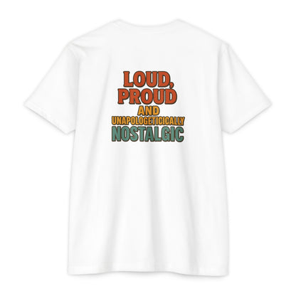 Loud & Proud Unisex Jersey T-Shirt - Vintage Nostalgia