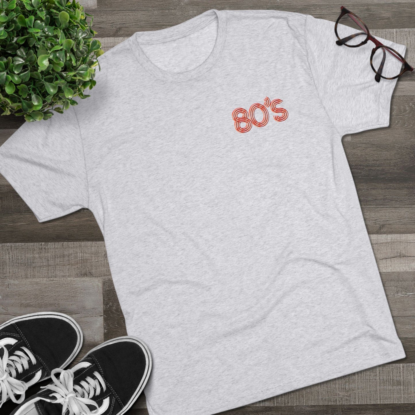 80's Unisex Tri-Blend Crew Tee