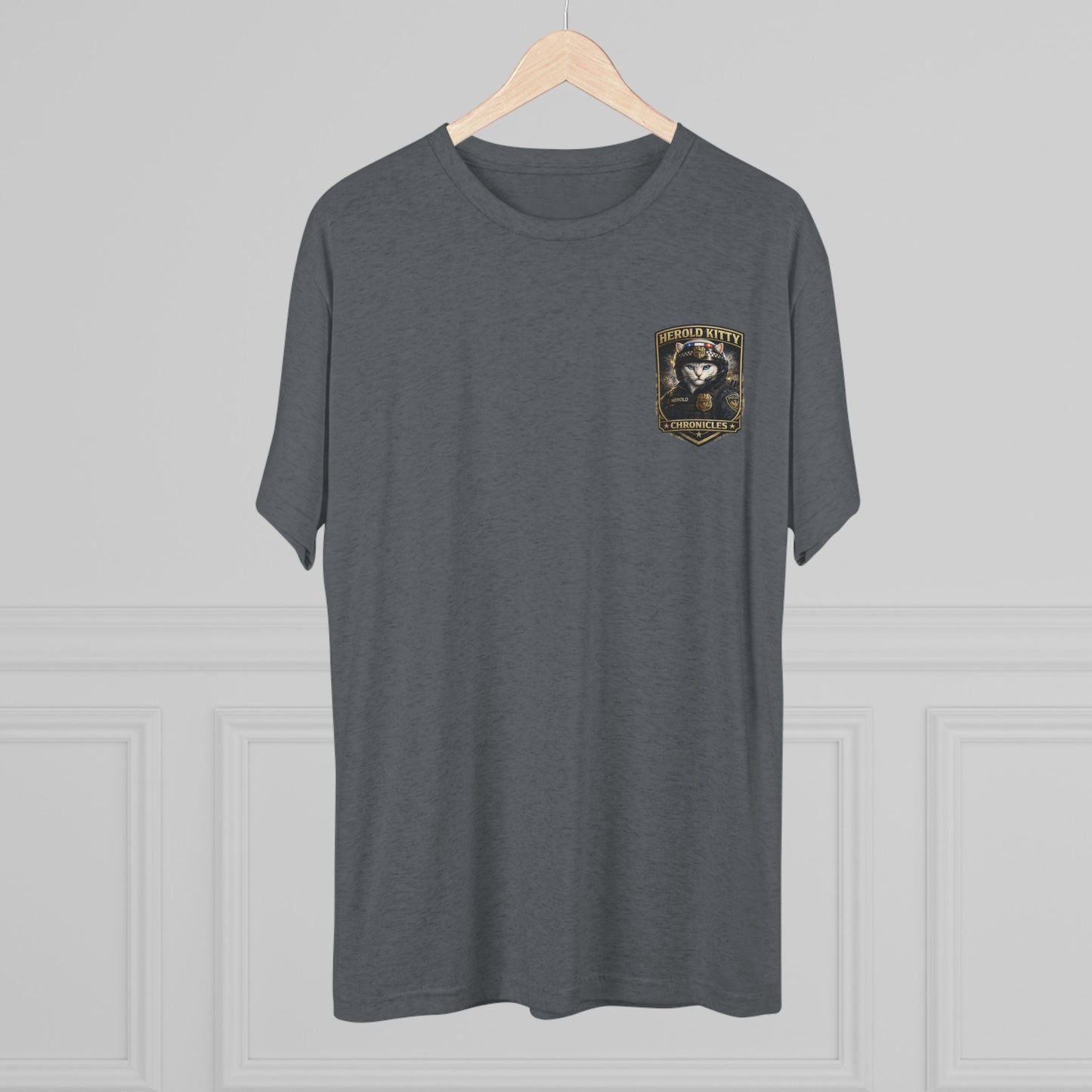 Well Sheeyit Harold Kitty - Tri-Blend Crew Tee
