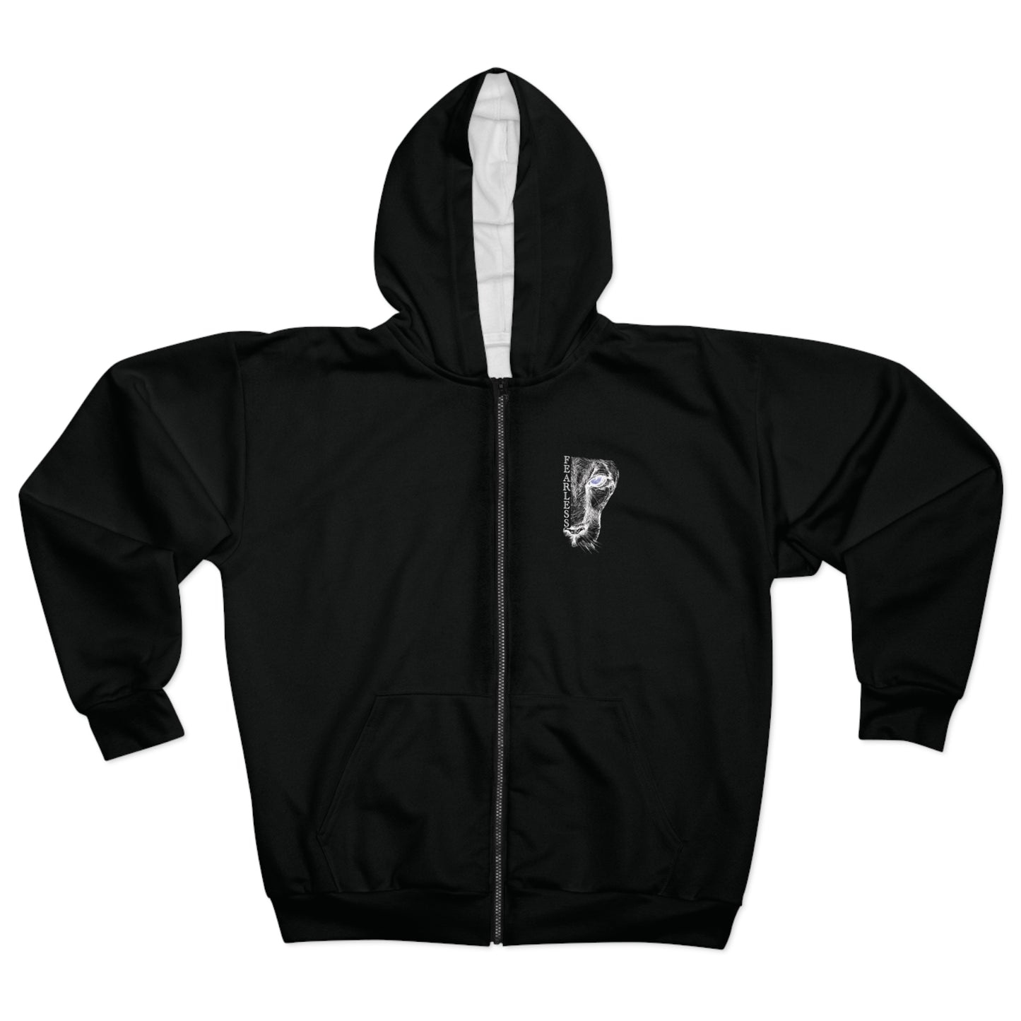 Unisex Fearless Zip Hoodie