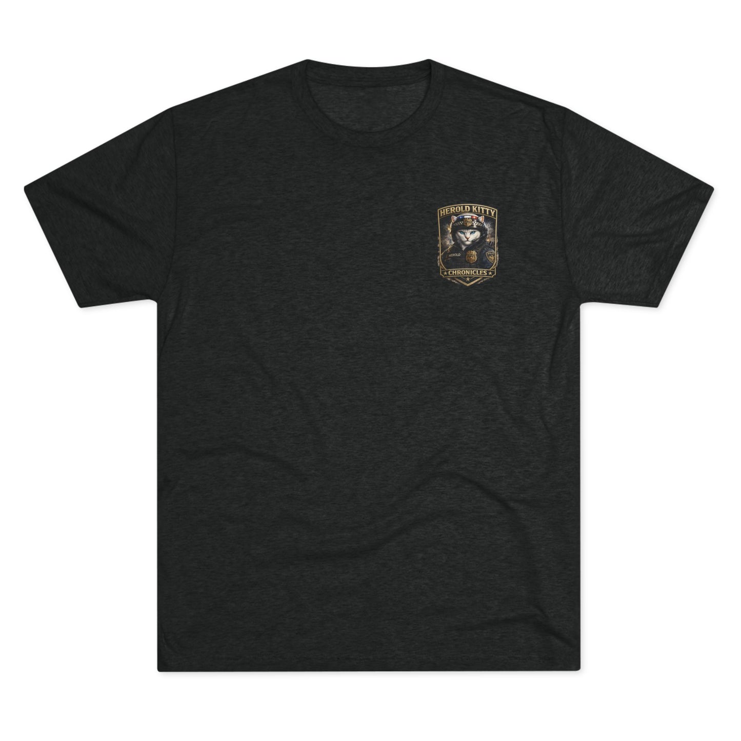 Well Sheeyit Harold Kitty - Tri-Blend Crew Tee
