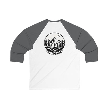 Wanderer Unisex 3\4 Sleeve Baseball Tee