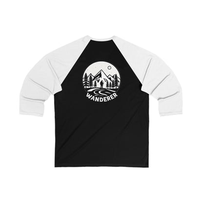 Wanderer Unisex 3\4 Sleeve Baseball Tee