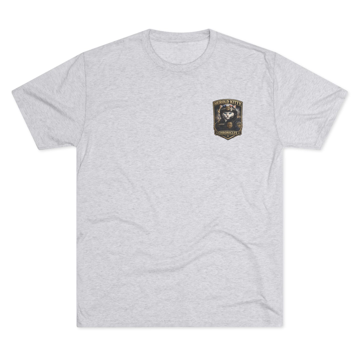 Well Sheeyit Harold Kitty - Tri-Blend Crew Tee