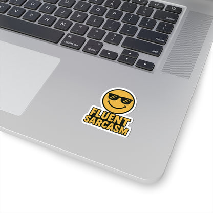 Fluent Sarcasm Kiss-Cut Stickers