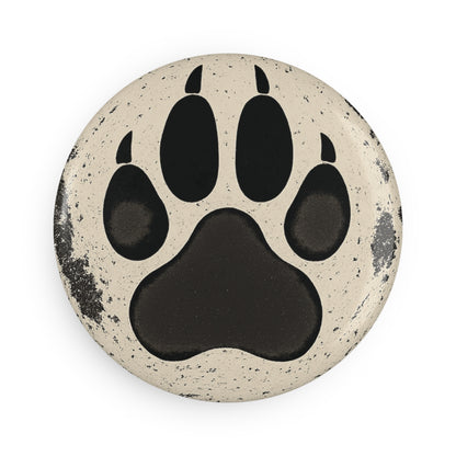 Paw Print Button Magnet, Animal Lover Gift, Kitchen Decor, Pet Owner Magnet, Handmade Home Decor, Gift for Pet Lovers