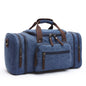 Large Capacity Canvas Travel Bag - Durable Weekend Carry-On Luggage Handbag