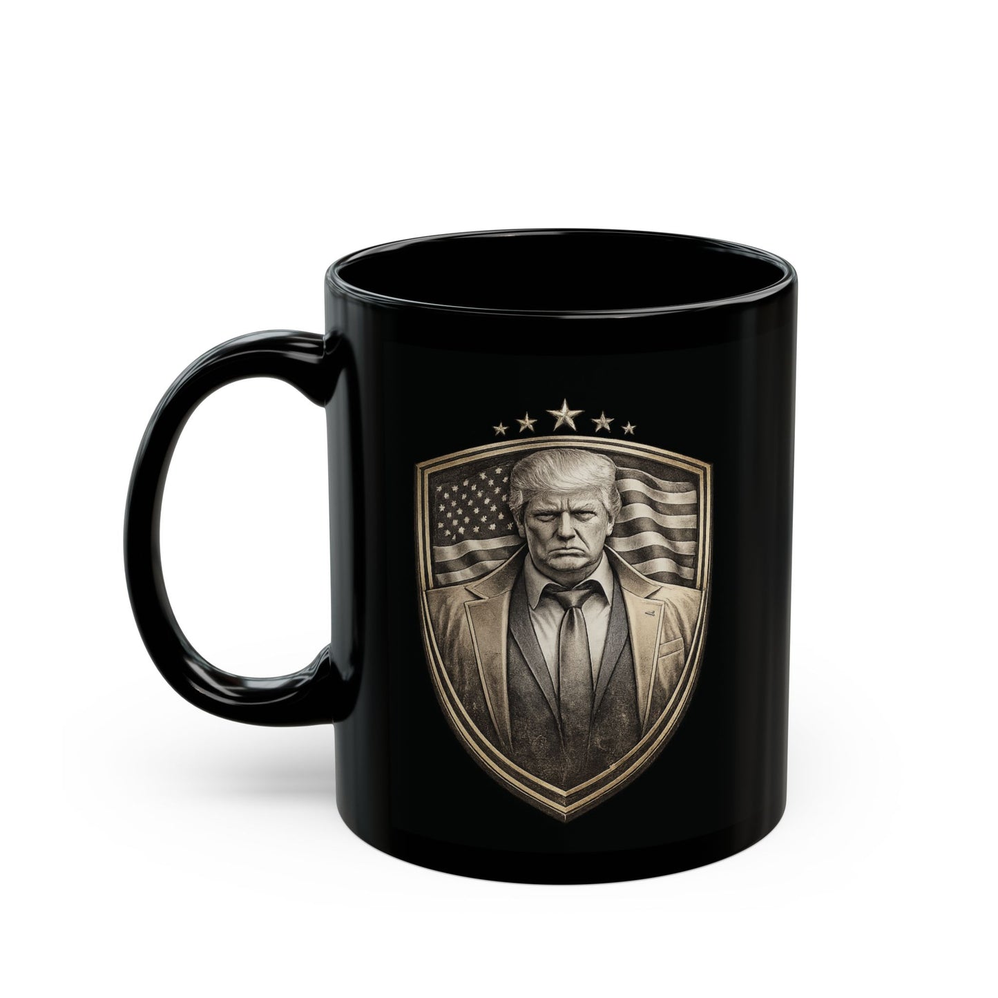 47th Boss Vintage Black Mug