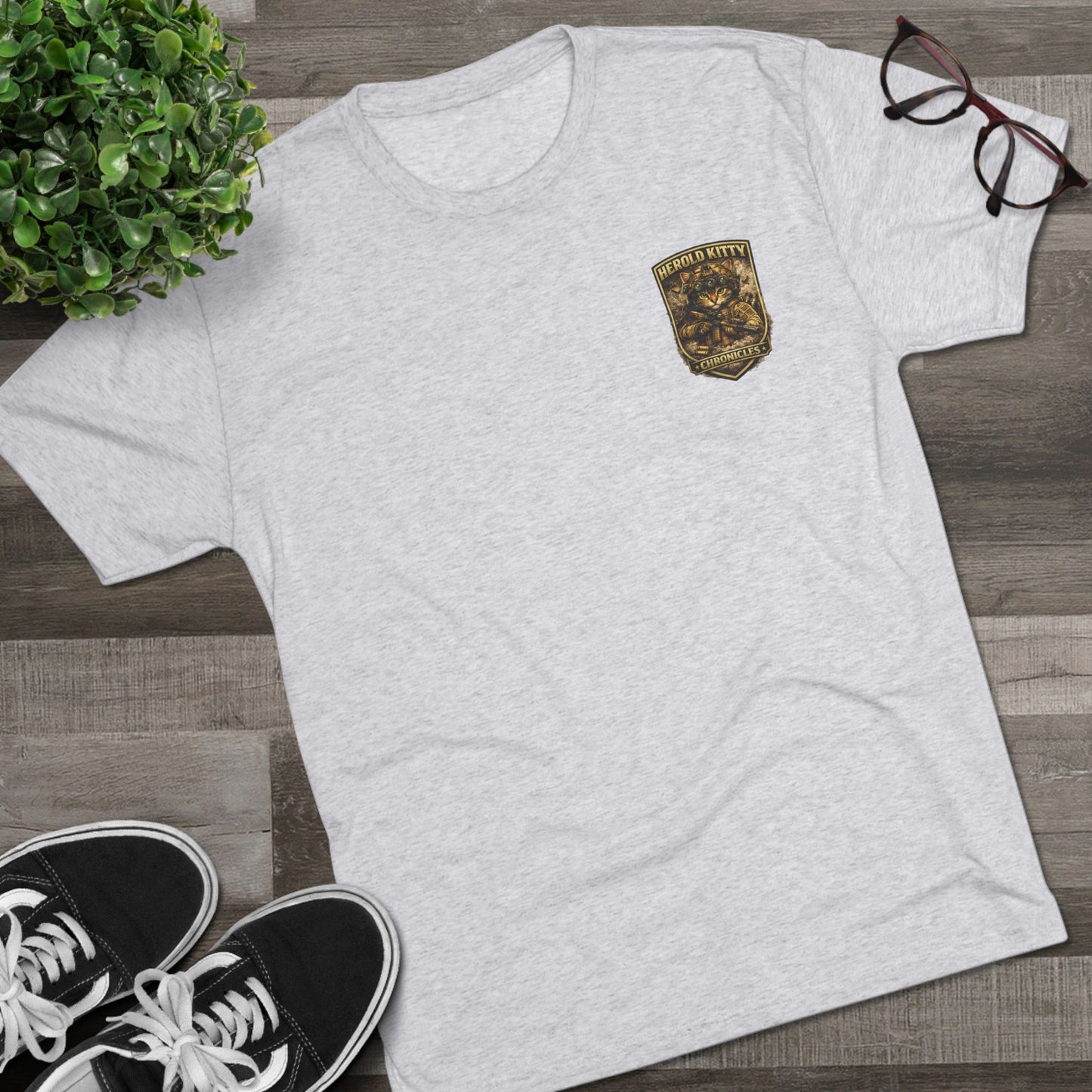 Herold Kitty Call Me Mommy! - Tri-Blend Crew Tee