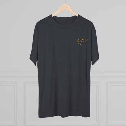 47th Boss Gold Tri-Blend Crew Tee
