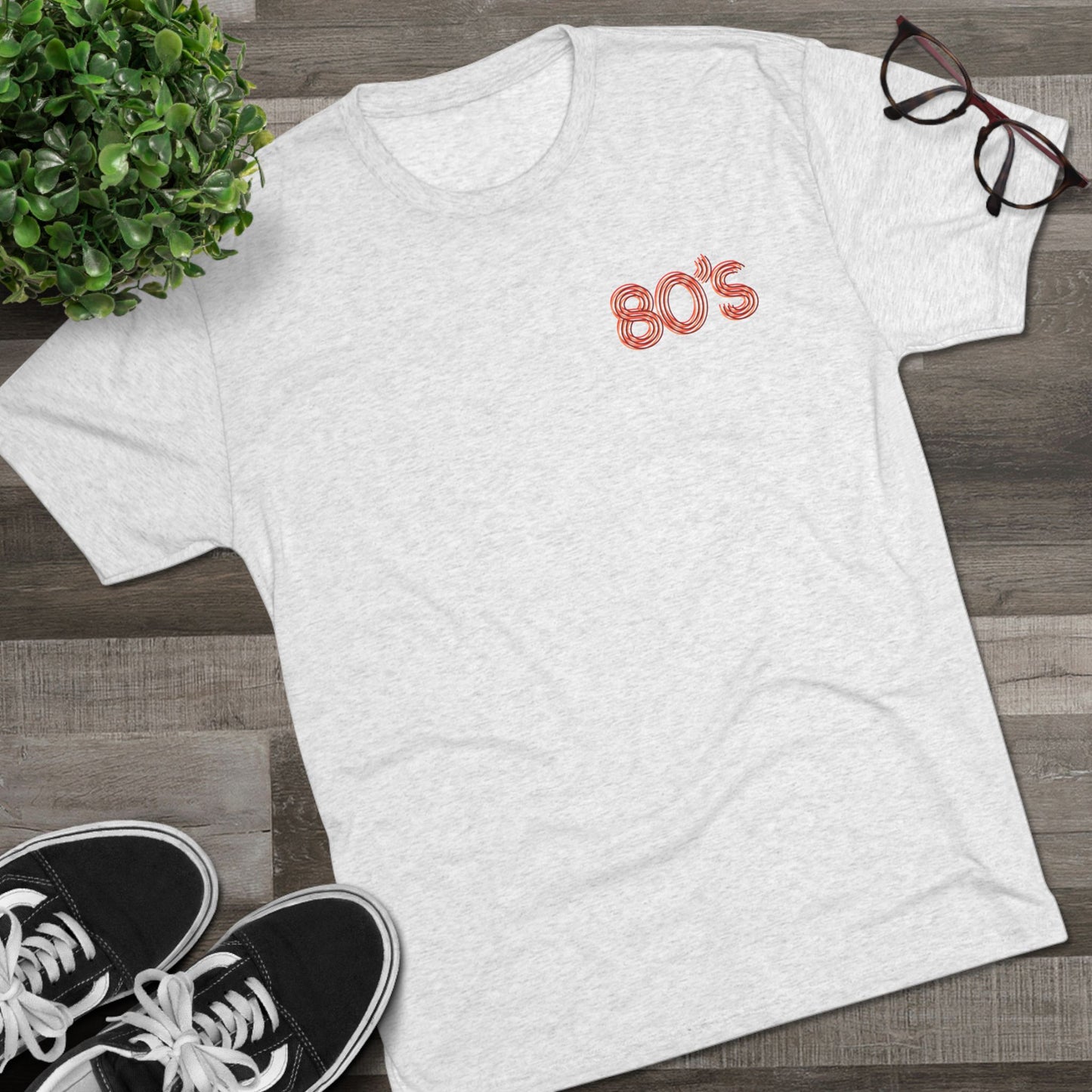 80's Unisex Tri-Blend Crew Tee