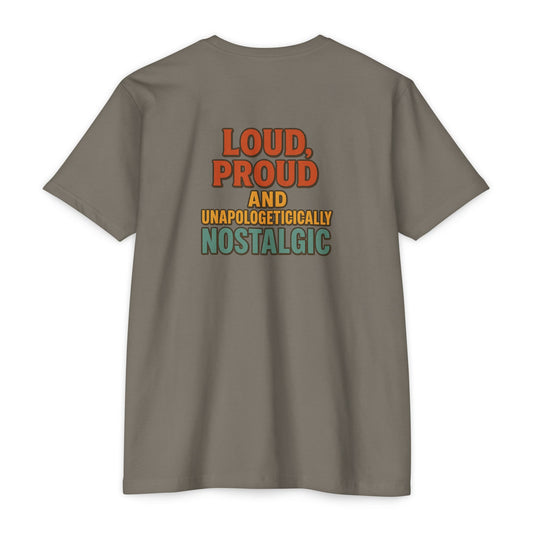 Loud & Proud Unisex Jersey T-Shirt - Vintage Nostalgia