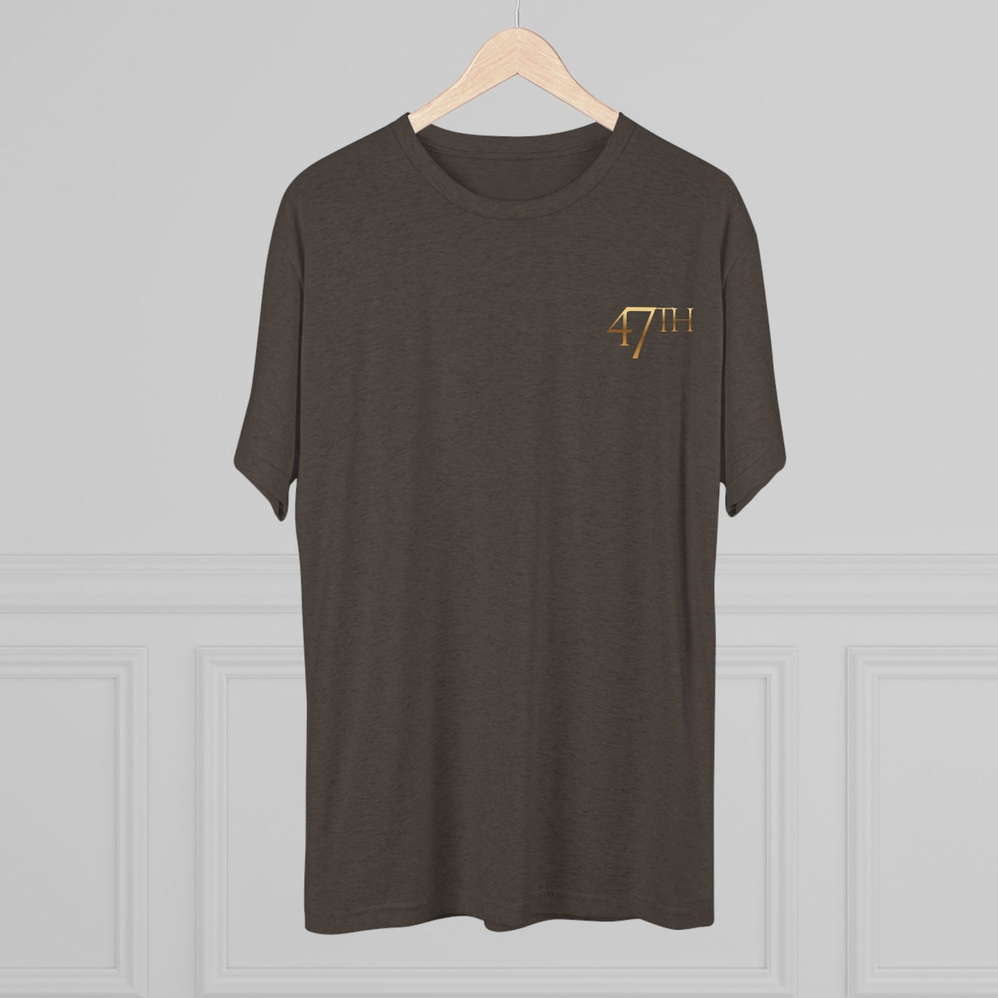 47th Boss Gold Tri-Blend Crew Tee