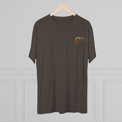 47th Boss Gold Tri-Blend Crew Tee