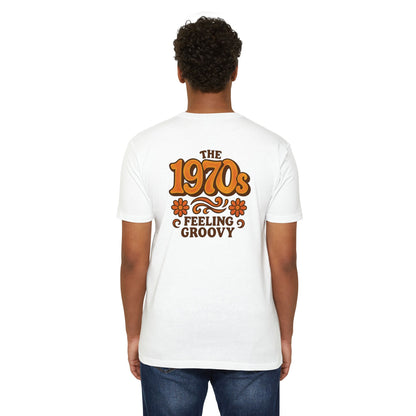 Retro 1970s Feeling Groovy Unisex Vintage T-Shirt