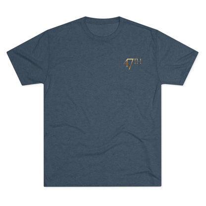 47th Boss Gold Tri-Blend Crew Tee