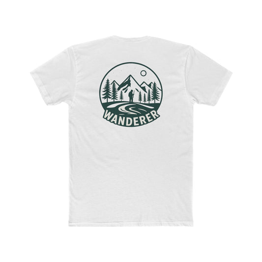 Wanderer Unisex Cotton Crew Tee - Adventure Shirt