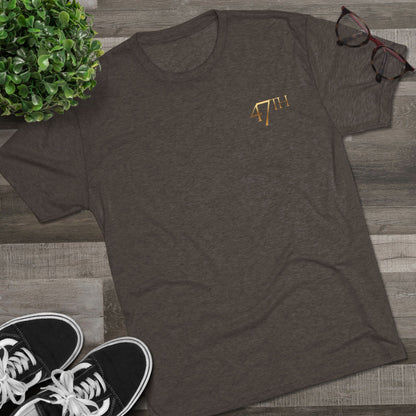 47th Boss Gold Tri-Blend Crew Tee