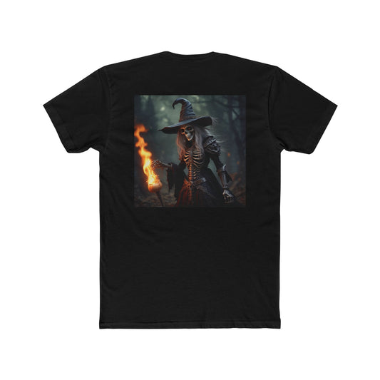 Unisex Halloween Skull Witch T-Shirt