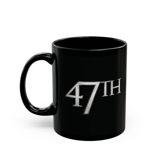 47th Black Mug